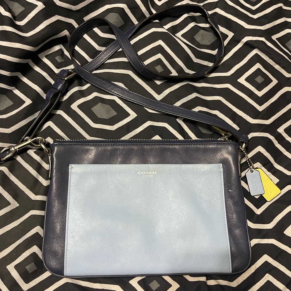Coach color block crossbody